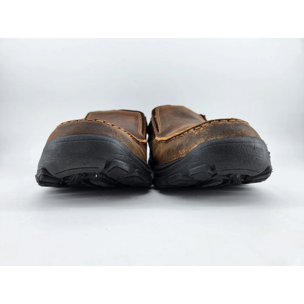 Skechers Braver Rayland Relaxed Fit Slip On Loafers Mens 11 Brown Leather 64502‎